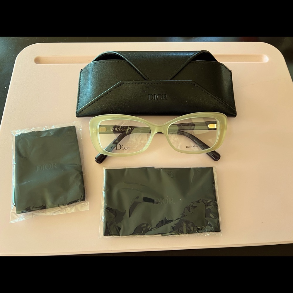 Christian Dior Honey/cream Eyeglasses